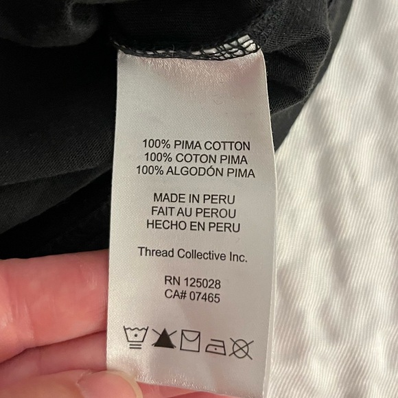 Psycho Bunny Black Tee with Skull Bunny Patch Size 5XLT - Picture 3 of 8